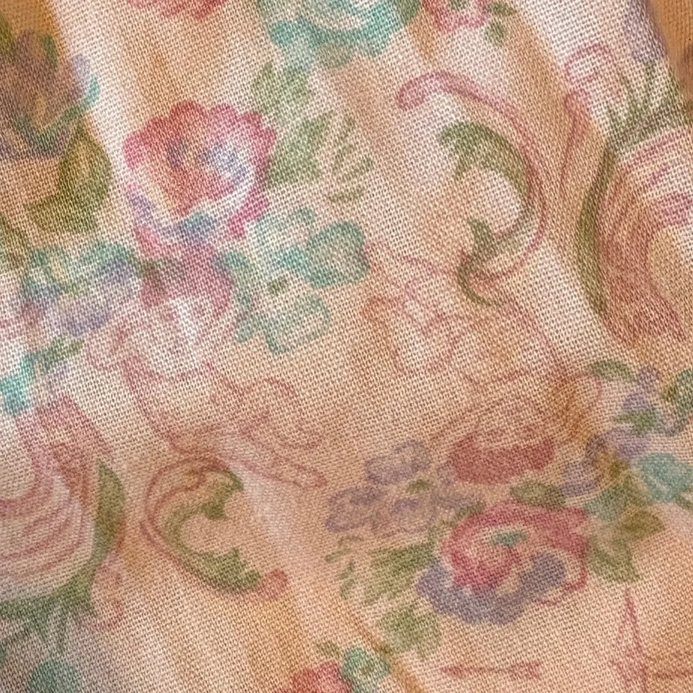 Vintage Princess Anne Pink Floral Smock Dress, Sz 6/6x. Cherubs Design